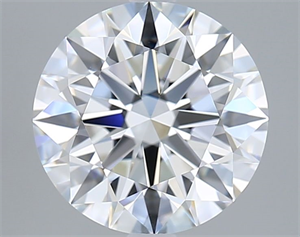 Picture of Lab Grown Diamond 3.21 Carats, Round with Ideal Cut, D Color, VVS1 Clarity and Certified by IGI
