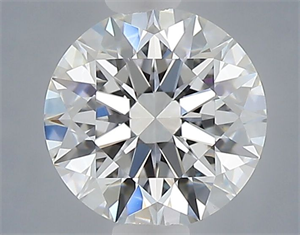 Picture of Lab Grown Diamond 1.08 Carats, Round with Excellent Cut, D Color, VVS2 Clarity and Certified by IGI