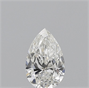 Natural Diamond 0.50 Carats, Pear with  Cut, G Color, VS2 Clarity and Certified by GIA