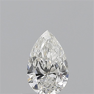 Picture of Natural Diamond 0.50 Carats, Pear with  Cut, G Color, VS2 Clarity and Certified by GIA