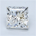 Diamante Natural 1.50 quilates, Princesa , Color F, claridad VS2 y certificado GIA