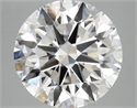 Lab Grown Diamond 5.04 Carats, Round with Excellent Cut, E Color, VVS2 Clarity and Certified by IGI