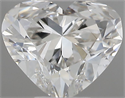 Natural Diamond 0.45 Carats, Heart with  Cut, G Color, VS1 Clarity and Certified by IGI
