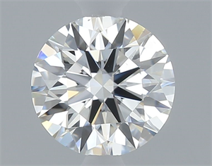 Picture of Natural Diamond 0.42 Carats, Round with Excellent Cut, H Color, VS2 Clarity and Certified by GIA
