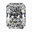 Natural Diamond 0.50 Carats, Radiant with  Cut, E Color, VS2 Clarity and Certified by GIA