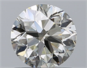 Natural Diamond 0.90 Carats, Round with Very Good Cut, L Color, IF Clarity and Certified by GIA