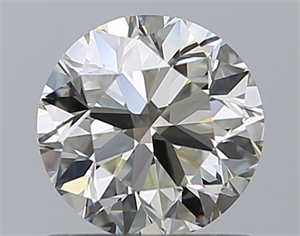 Picture of Natural Diamond 0.90 Carats, Round with Very Good Cut, L Color, IF Clarity and Certified by GIA