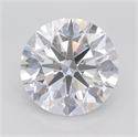 Lab Grown Diamond 5.28 Carats, Round with Excellent Cut, D Color, VVS2 Clarity and Certified by GIA