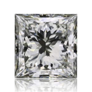 Picture of Natural Diamond 1.01 Carats, Princess with  Cut, J Color, VS2 Clarity and Certified by GIA