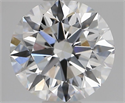 Lab Grown Diamond 1.51 Carats, Round with Excellent Cut, E Color, VVS2 Clarity and Certified by IGI