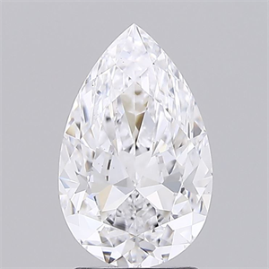 Picture of Natural Diamond 2.01 Carats, Pear with  Cut, D Color, VS2 Clarity and Certified by GIA
