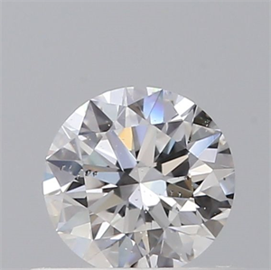 Foto Diamante Natural 0.40 quilates, Redondo , Color D, claridad SI2 y certificado GIA de