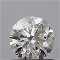 Natural Diamond 0.70 Carats, Round with Very Good Cut, E Color, VVS1 Clarity and Certified by IGI