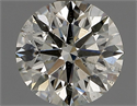 Natural Diamond 1.05 Carats, Round with Excellent Cut, K Color, SI2 Clarity and Certified by GIA