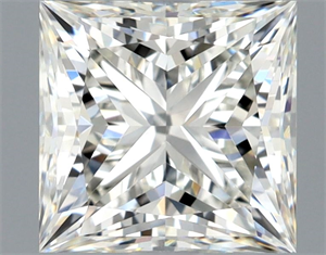 Picture of Natural Diamond 1.25 Carats, Princess with  Cut, I Color, VS1 Clarity and Certified by GIA