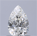 Diamante Natural 0.51 quilates, De pera , Color F, claridad VVS1 y certificado GIA