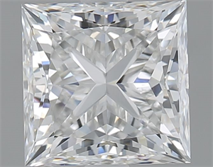 Foto Diamante Natural 2.01 quilates, Princesa , Color F, claridad VS2 y certificado GIA de