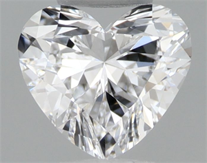Picture of Natural Diamond 0.40 Carats, Heart with  Cut, D Color, VVS2 Clarity and Certified by GIA