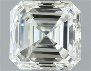 Picture of Natural Diamond 1.00 Carats, Asscher with  Cut, I Color, VVS2 Clarity and Certified by IGI