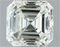 Natural Diamond 1.00 Carats, Asscher with  Cut, I Color, VVS2 Clarity and Certified by IGI