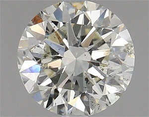 Picture of Natural Diamond 1.50 Carats, Round with Very Good Cut, J Color, SI2 Clarity and Certified by HRD