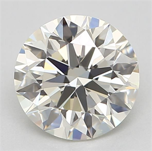 Picture of Natural Diamond 0.70 Carats, Round with Excellent Cut, L Color, VVS2 Clarity and Certified by GIA