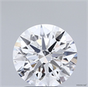 Lab Grown Diamond 2.01 Carats, Round with Ideal Cut, D Color, VVS2 Clarity and Certified by IGI
