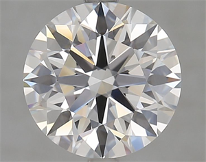 Picture of Lab Grown Diamond 3.01 Carats, Round with Excellent Cut, D Color, VVS1 Clarity and Certified by GIA