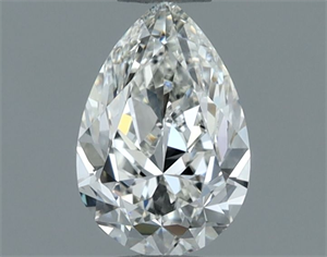 Picture of Natural Diamond 0.60 Carats, Pear with  Cut, H Color, VVS1 Clarity and Certified by GIA