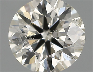 Picture of Natural Diamond 0.40 Carats, Round with Excellent Cut, I Color, SI2 Clarity and Certified by IGI