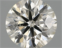 Natural Diamond 0.40 Carats, Round with Excellent Cut, I Color, SI2 Clarity and Certified by IGI