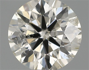Picture of Natural Diamond 0.40 Carats, Round with Excellent Cut, I Color, SI2 Clarity and Certified by IGI