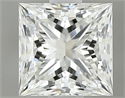 Natural Diamond 0.82 Carats, Princess with  Cut, I Color, VS1 Clarity and Certified by GIA