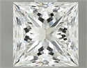 Natural Diamond 0.82 Carats, Princess with  Cut, I Color, VS1 Clarity and Certified by GIA