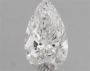 Foto Diamante Natural 0.55 quilates, De pera , Color D, claridad VS1 y certificado GIA de