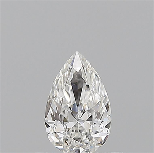 Picture of Natural Diamond 0.50 Carats, Pear with  Cut, F Color, VS1 Clarity and Certified by GIA