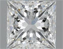 Natural Diamond 2.02 Carats, Princess with  Cut, I Color, VS2 Clarity and Certified by GIA