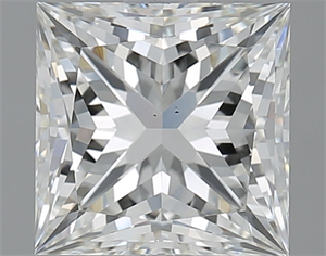 Foto Diamante Natural 2.02 quilates, Princesa , Color I, claridad VS2 y certificado GIA de
