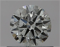 Natural Diamond 0.50 Carats, Round with Very Good Cut, D Color, VS1 Clarity and Certified by GIA