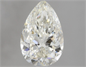 Natural Diamond 1.51 Carats, Pear with  Cut, K Color, SI2 Clarity and Certified by GIA