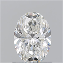 Natural Diamond 1.01 Carats, Oval with  Cut, F Color, VS2 Clarity and Certified by GIA