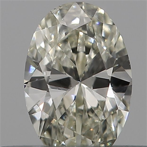Picture of Natural Diamond 0.25 Carats, Oval with  Cut, L Color, SI1 Clarity and Certified by IGI
