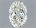 Diamante Natural 0.70 quilates, Ovalado , Color J, claridad VVS1 y certificado GIA