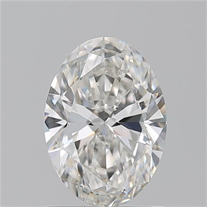 Picture of Natural Diamond 1.20 Carats, Oval with  Cut, G Color, SI1 Clarity and Certified by GIA