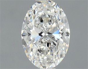 Foto Diamante Natural 0.70 quilates, Ovalado , Color F, claridad SI1 y certificado GIA de