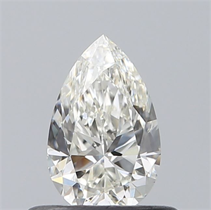 Foto Diamante Natural 0.46 quilates, De pera , Color I, claridad IF y certificado GIA de