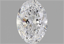 Natural Diamond 2.02 Carats, Oval with  Cut, D Color, VS2 Clarity and Certified by GIA
