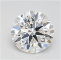 Lab Grown Diamond 1.02 Carats, Round with Ideal Cut, D Color, VVS1 Clarity and Certified by IGI