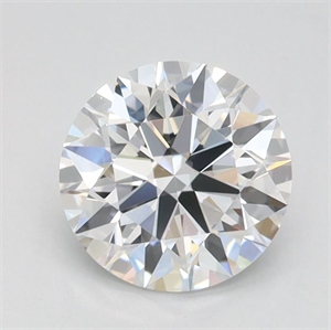 Picture of Lab Grown Diamond 1.02 Carats, Round with Ideal Cut, D Color, VVS1 Clarity and Certified by IGI