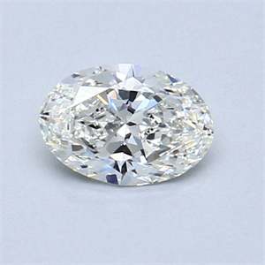 Picture of Natural Diamond 0.50 Carats, Oval with  Cut, H Color, VS1 Clarity and Certified by GIA